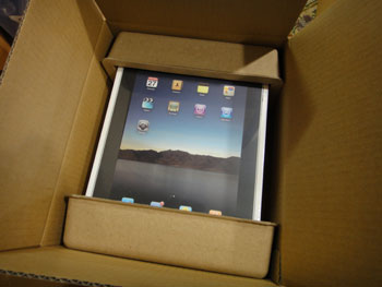iPad箱はこんな感じで